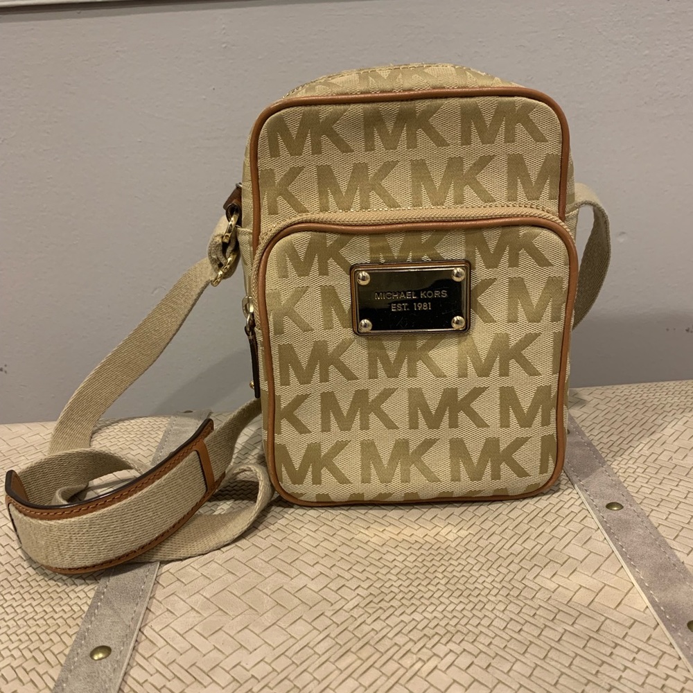 Michael Kors Tan Crossbody Bag